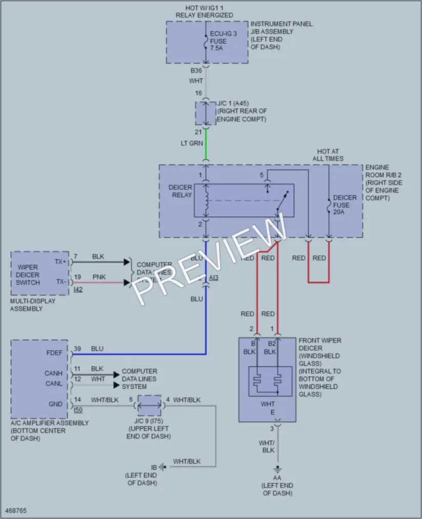 2016 Lexus NX200t Defoggers wiring diagram preview
