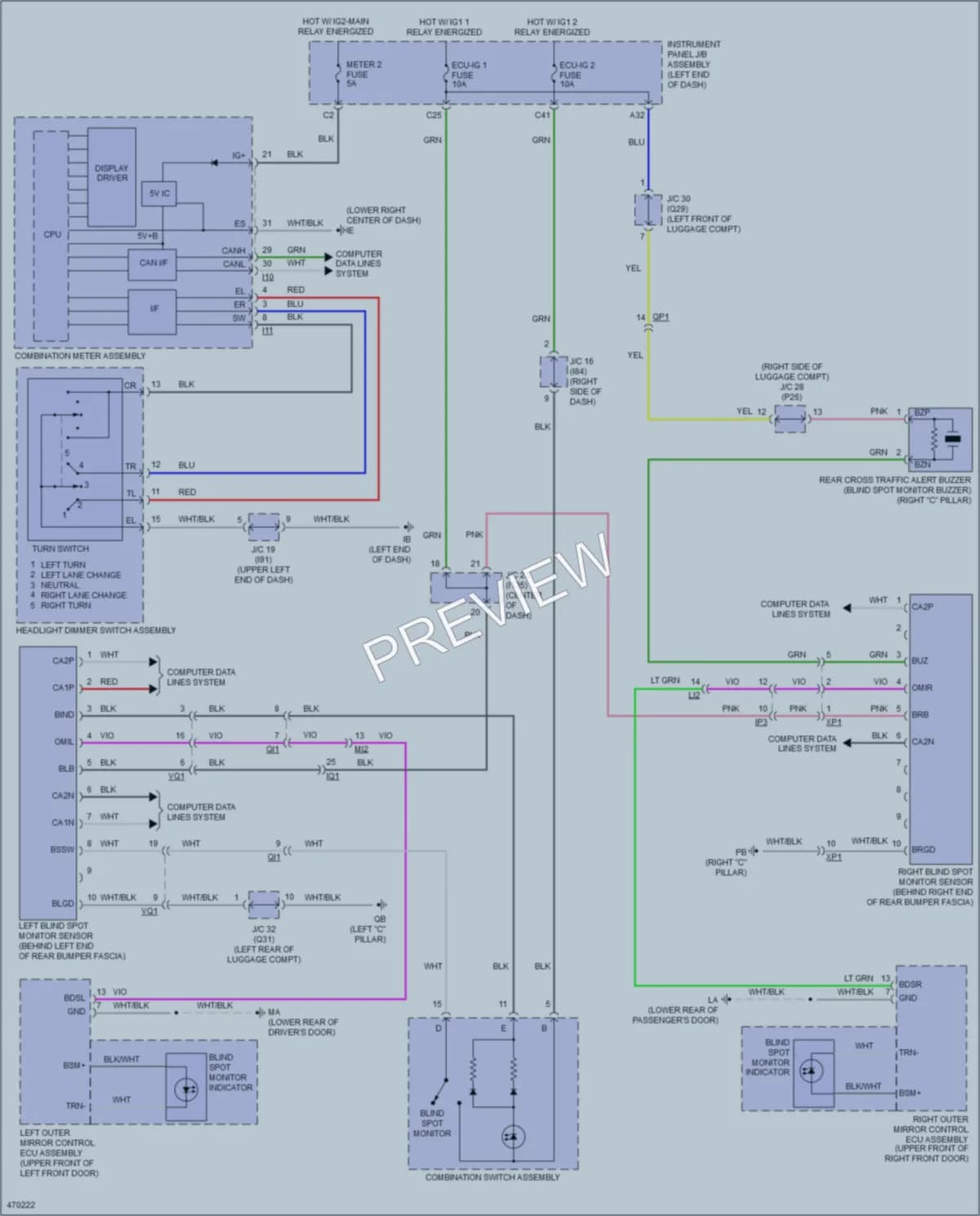 2016 Lexus NX300h Navigation wiring diagram preview