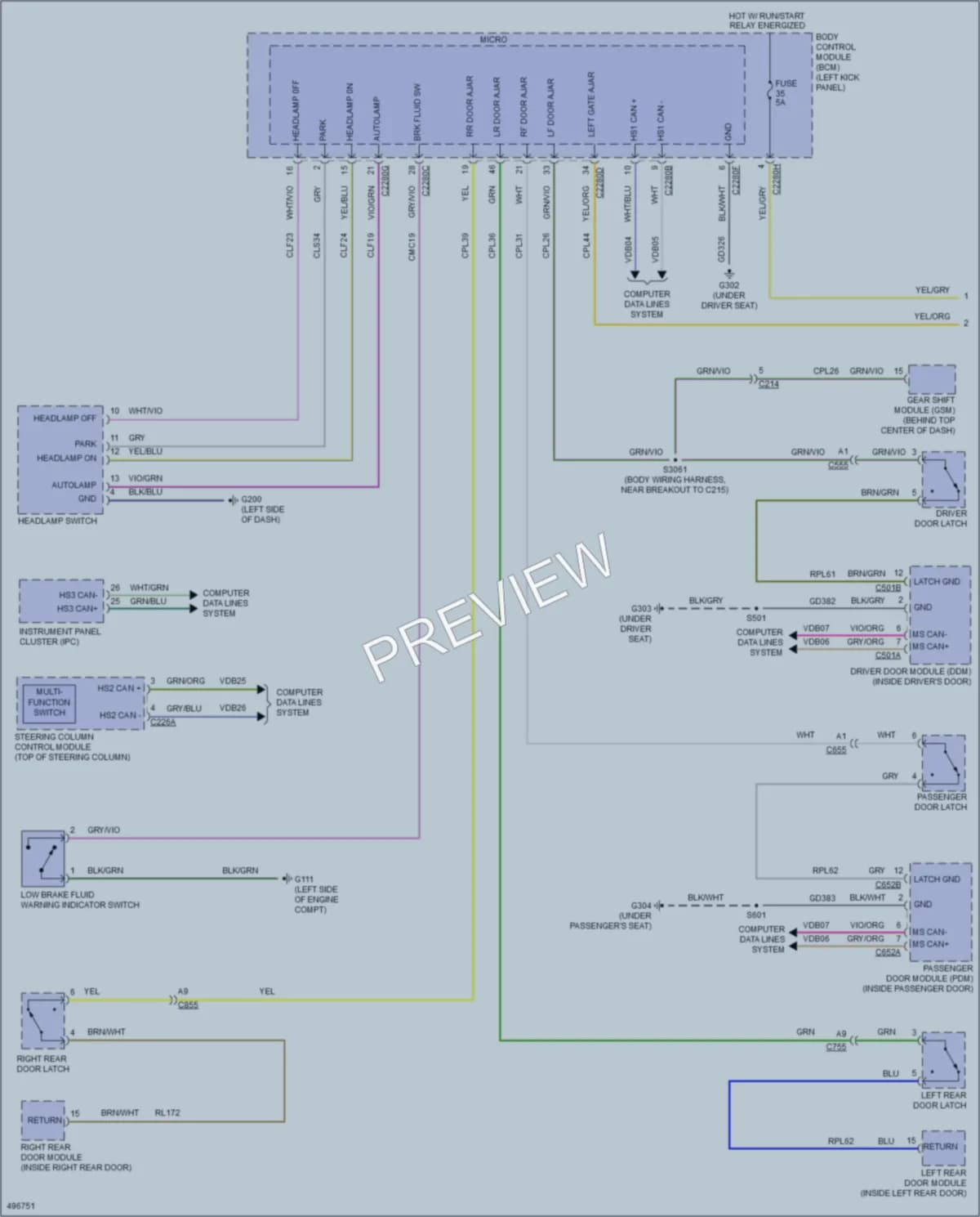 2016 Lincoln MKX Warning Systems wiring diagram preview