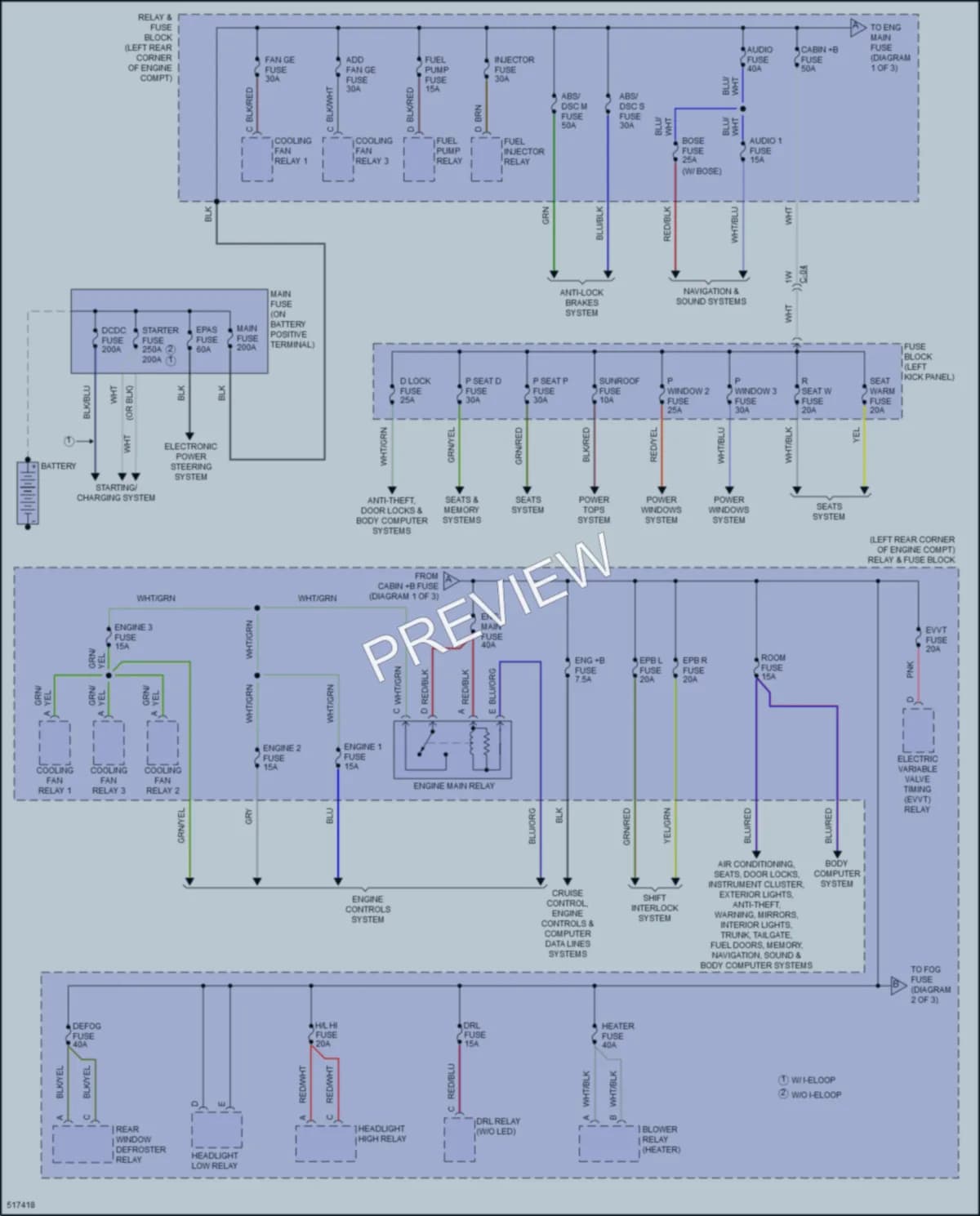 2016 Mazda 6 Power Distribution wiring diagram preview