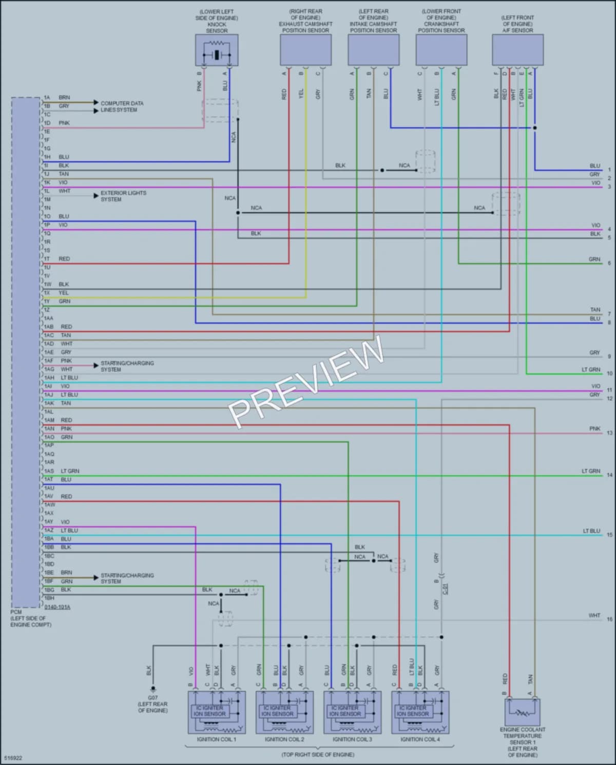 2016 Mazda CX5 Engine Performance wiring diagram preview