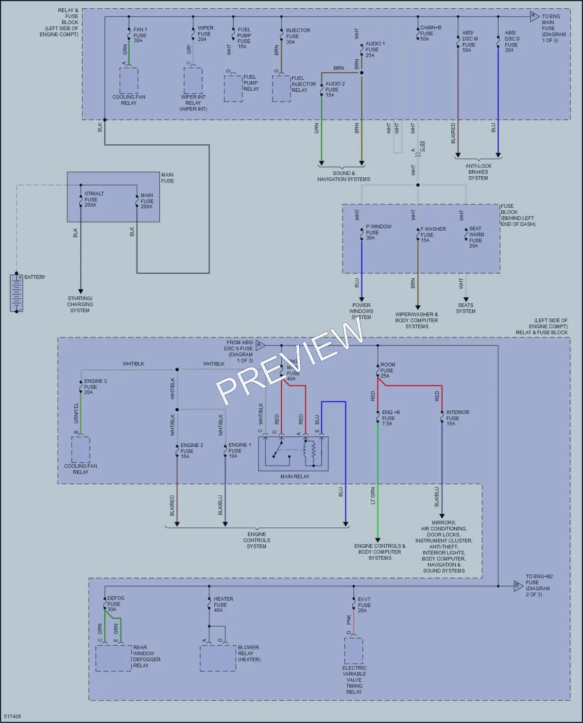 2016 Mazda MX5Miata Power Distribution wiring diagram preview
