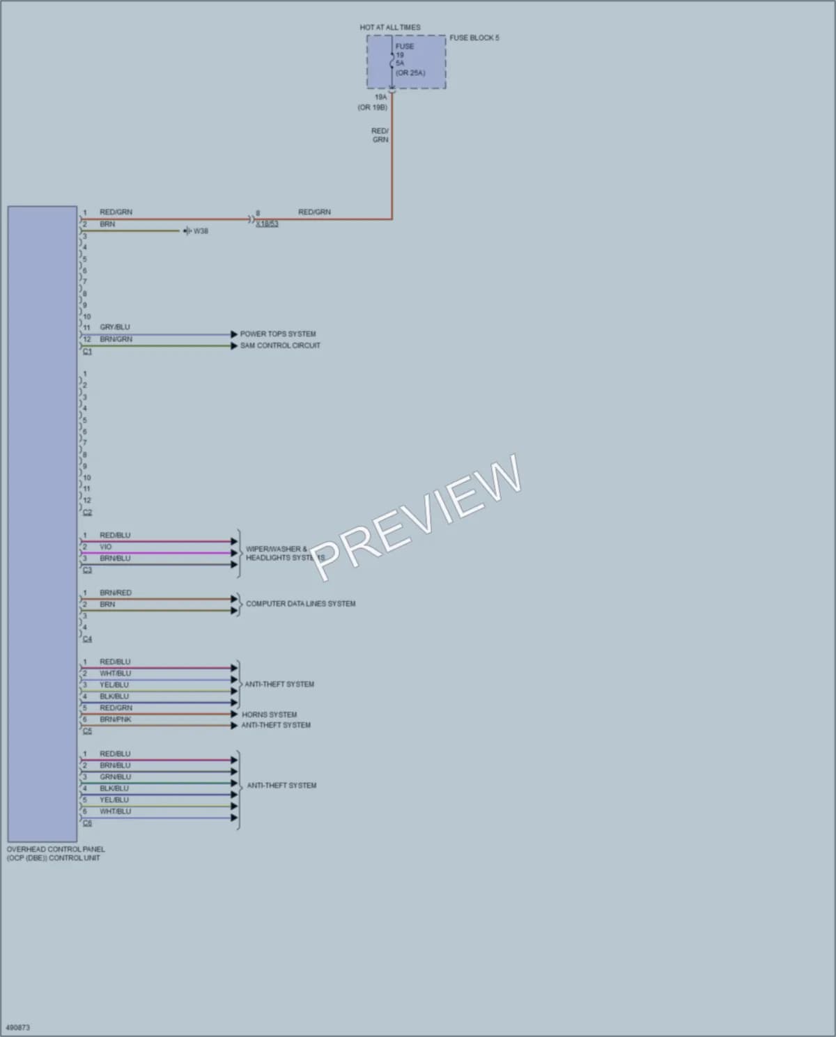 2016 MercedesBenz 3500Sprinter Body Control Modules wiring diagram preview
