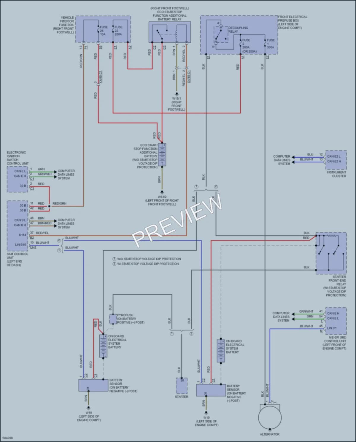 2016 MercedesBenz CLA250 Starting Charging wiring diagram preview