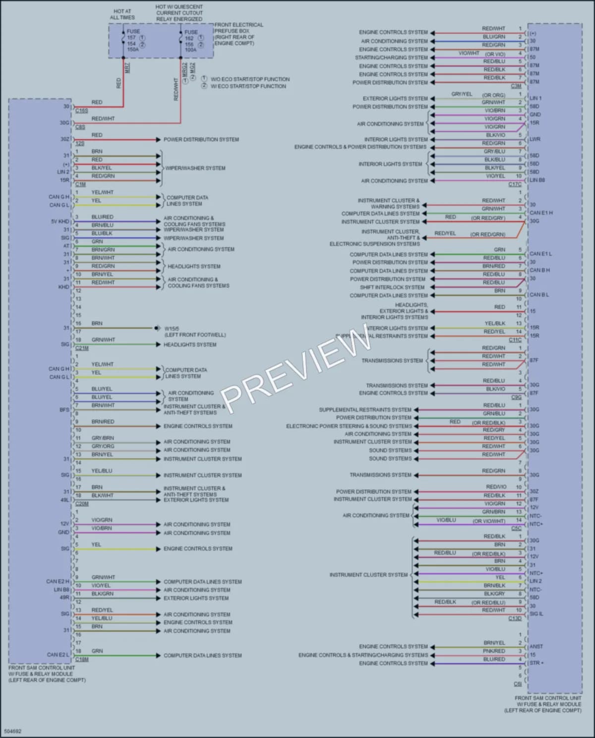 2016 MercedesBenz E250BLUETEC Body Control Modules wiring diagram preview