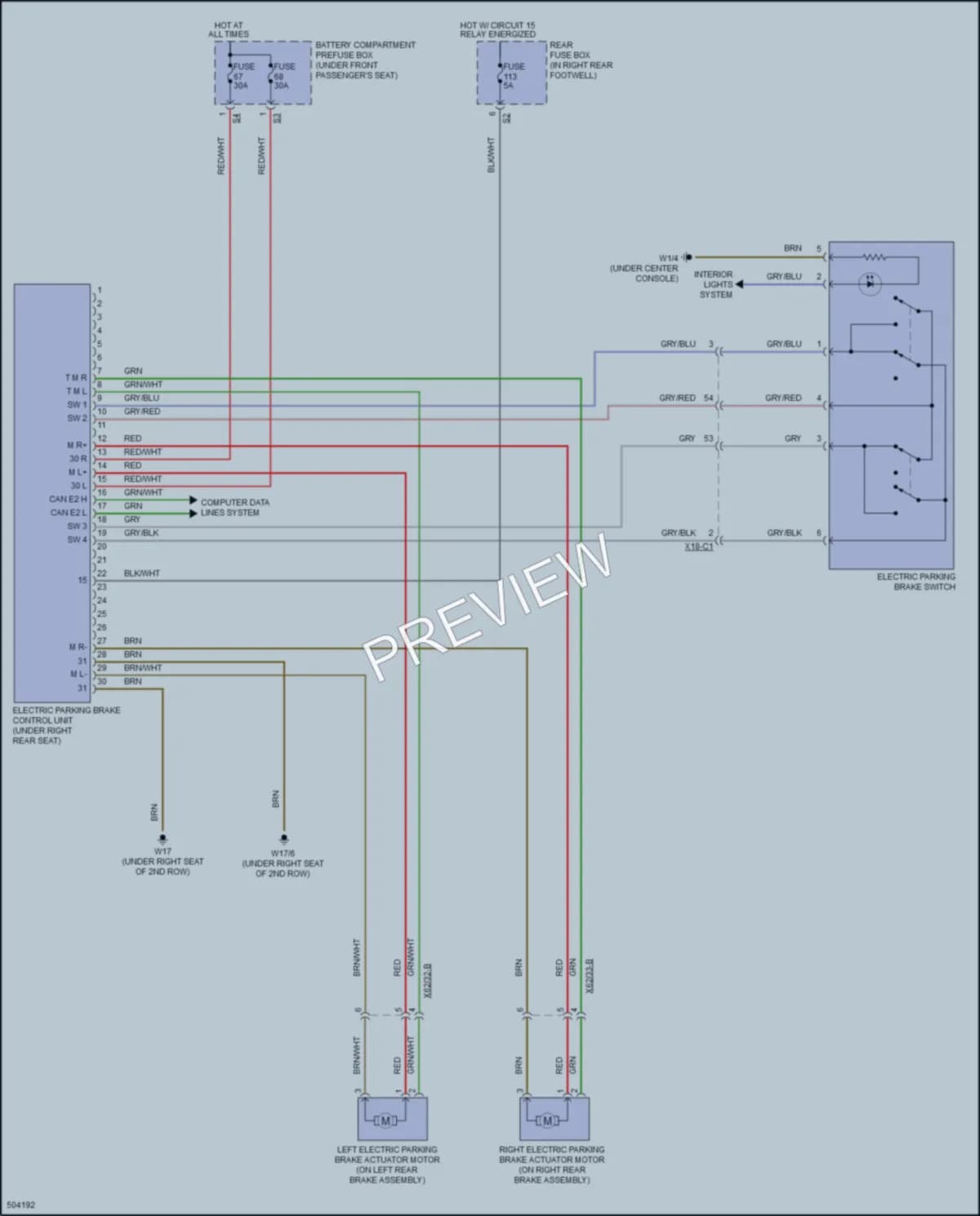2016 MercedesBenz GLE300d Shift Interlock wiring diagram preview