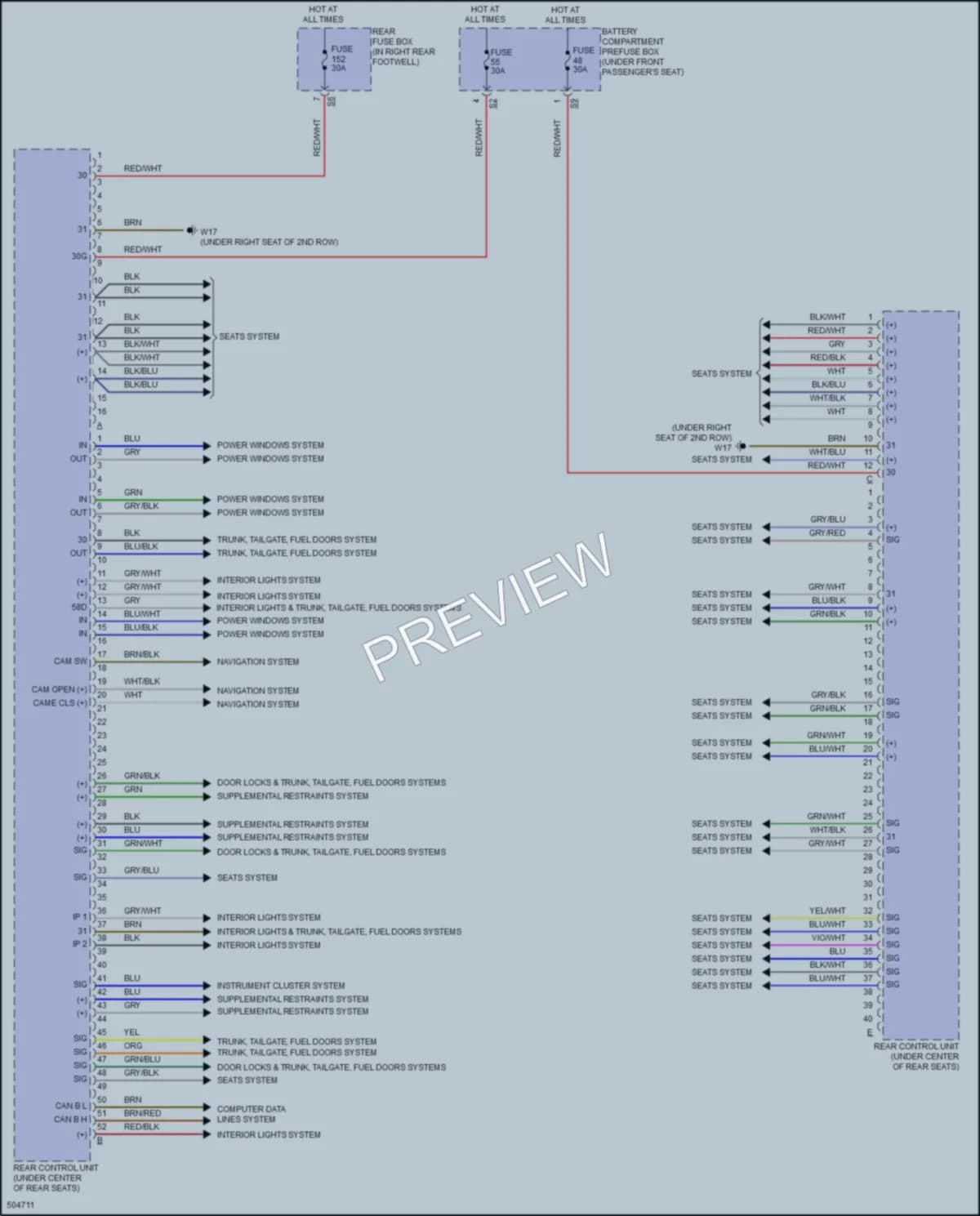 2016 MercedesBenz GLE400 Body Control Modules wiring diagram preview