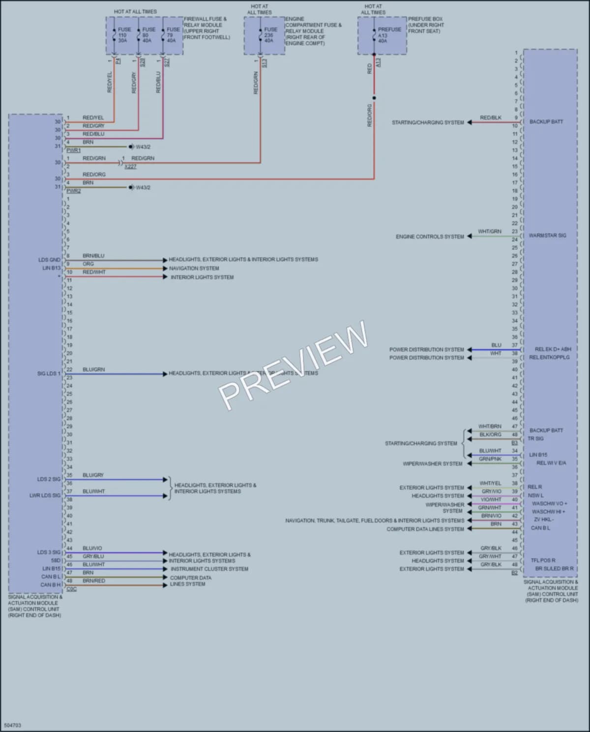 2016 MercedesBenz Metris Body Control Modules wiring diagram preview