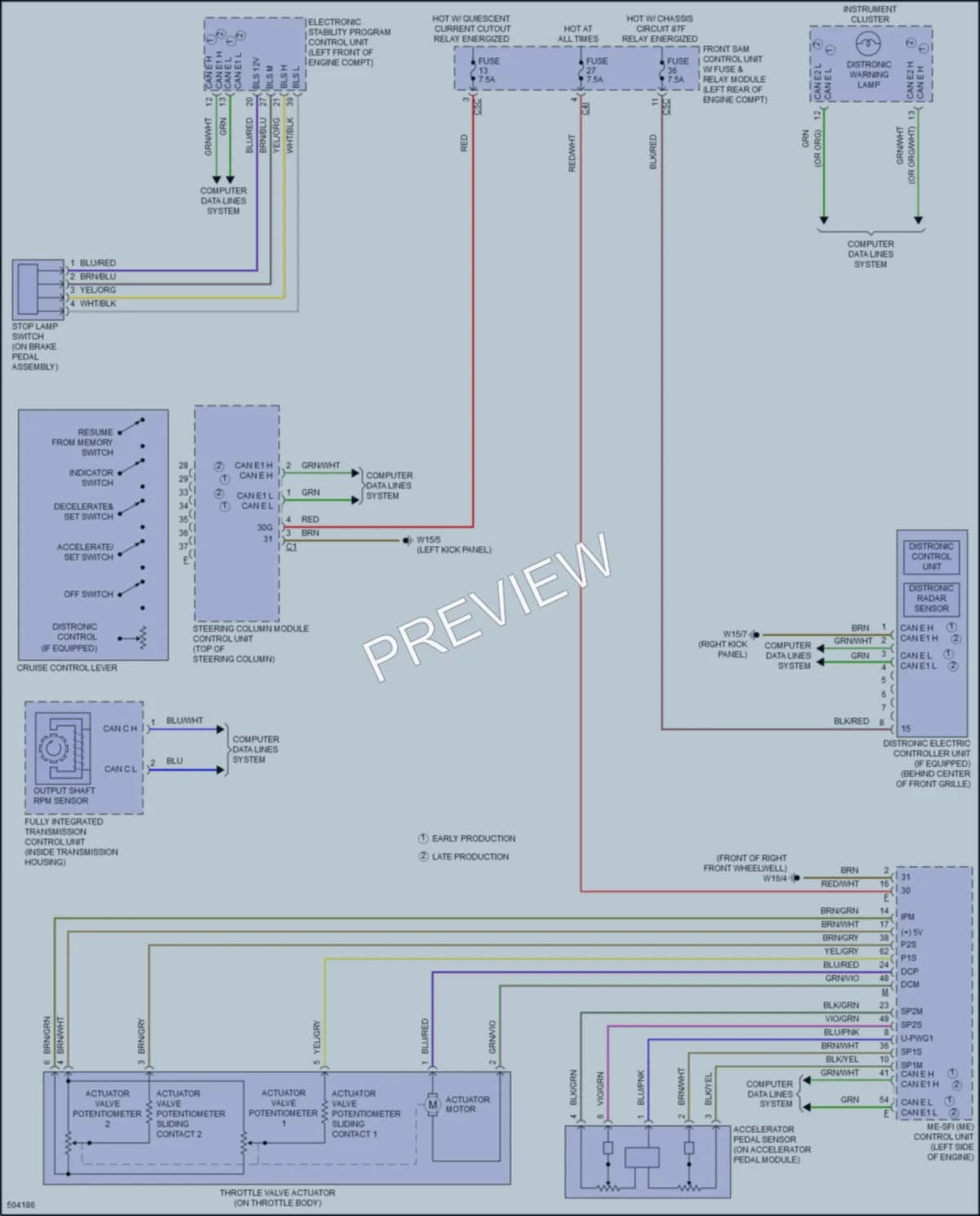 2016 MercedesBenz SLK300 Cruise Control wiring diagram preview