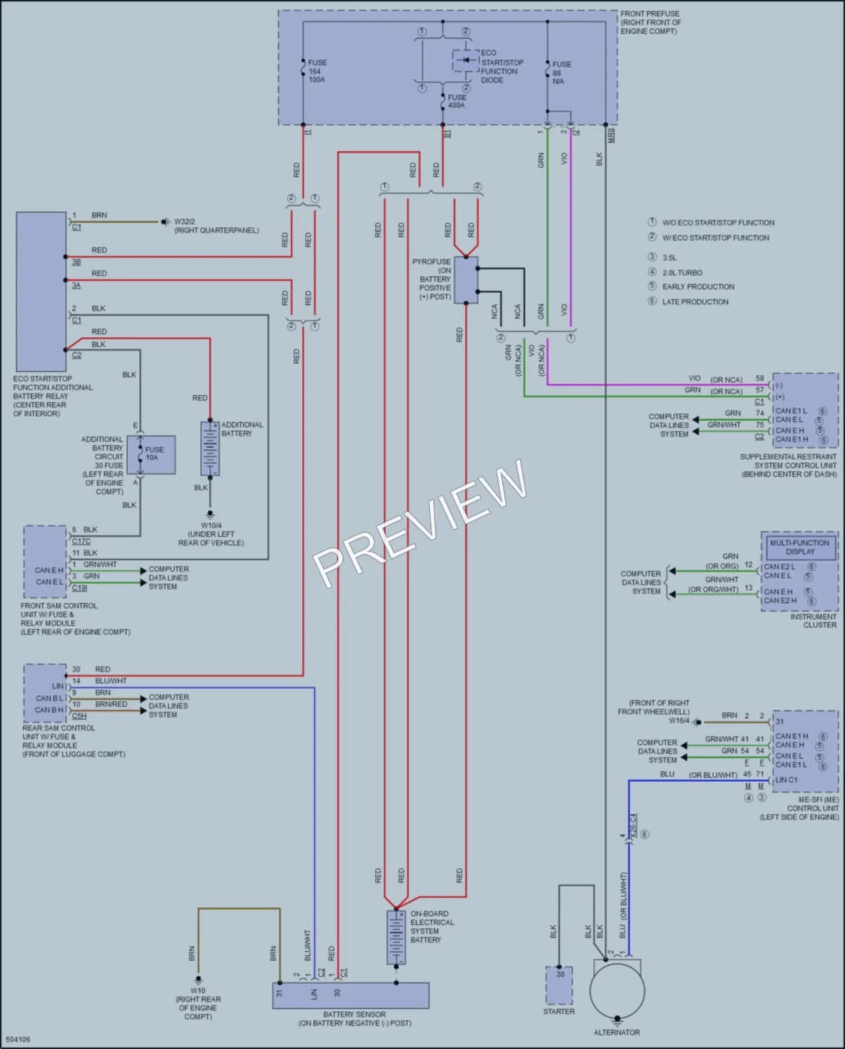 2016 MercedesBenz SLK300 Starting Charging wiring diagram preview