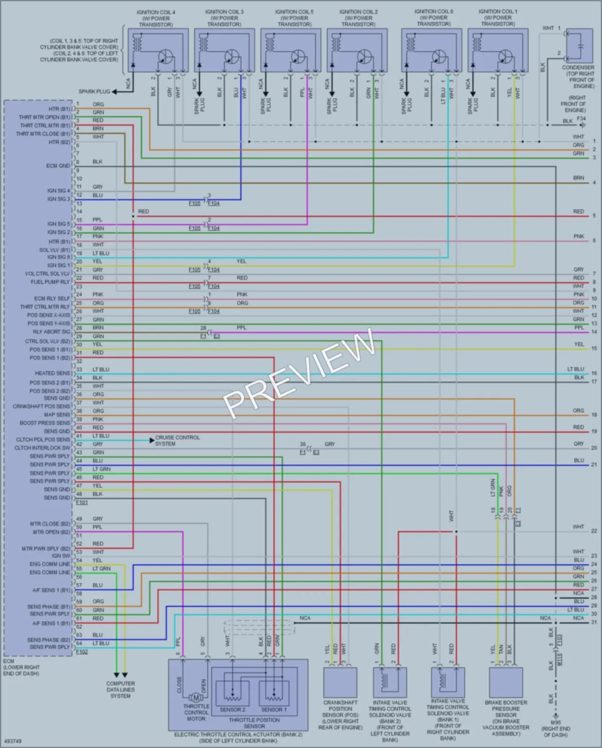 2016 Nissan 370Z Engine Performance wiring diagram preview