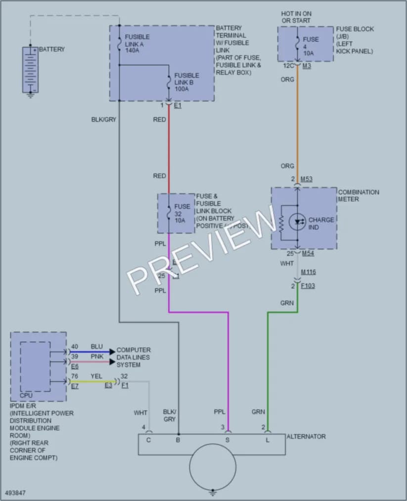 2016 Nissan 370Z Starting Charging wiring diagram preview
