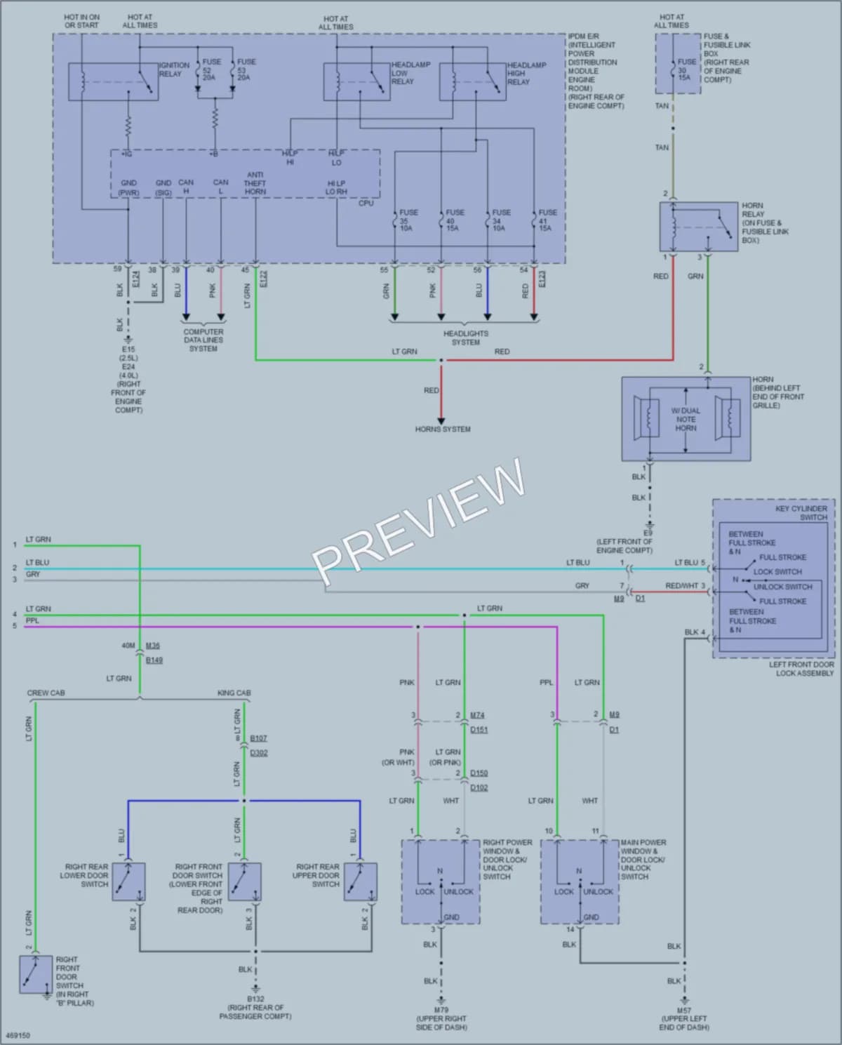 2016 Nissan Frontier Anti Theft wiring diagram preview