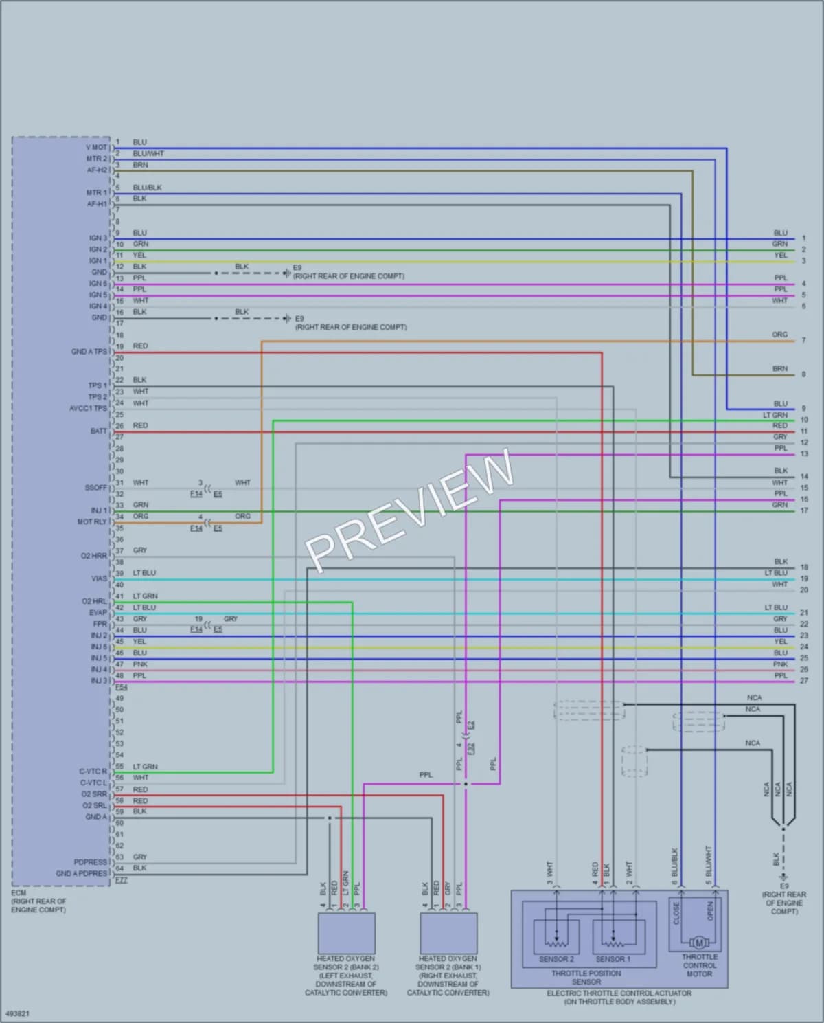 2016 Nissan NV1500 Engine Performance wiring diagram preview