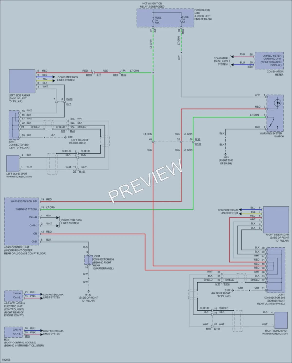 2016 Nissan Pathfinder Navigation wiring diagram preview