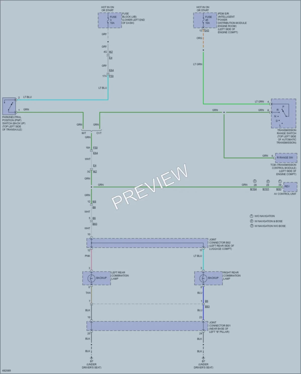2016 Nissan Sentra Exterior Lights wiring diagram preview