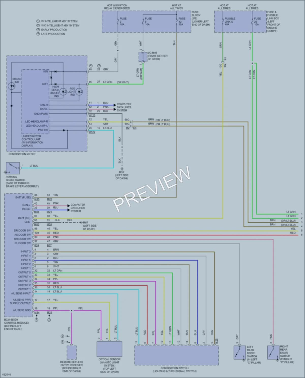 2016 Nissan Sentra Headlights wiring diagram preview