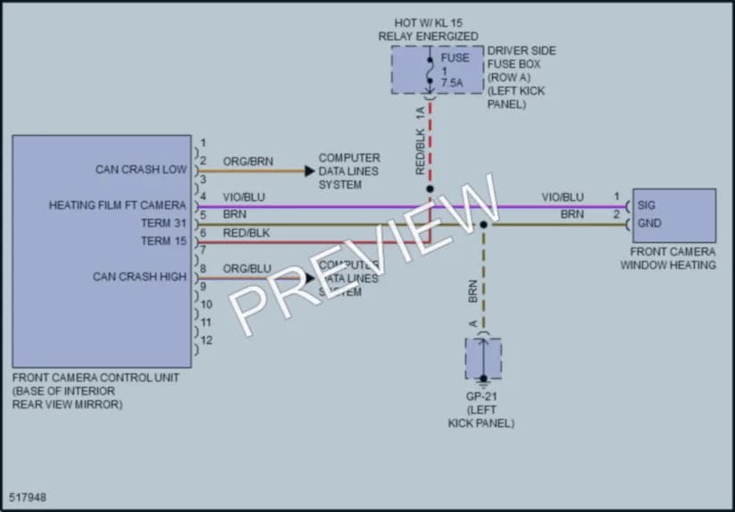 2016 Porsche Macan Navigation wiring diagram preview