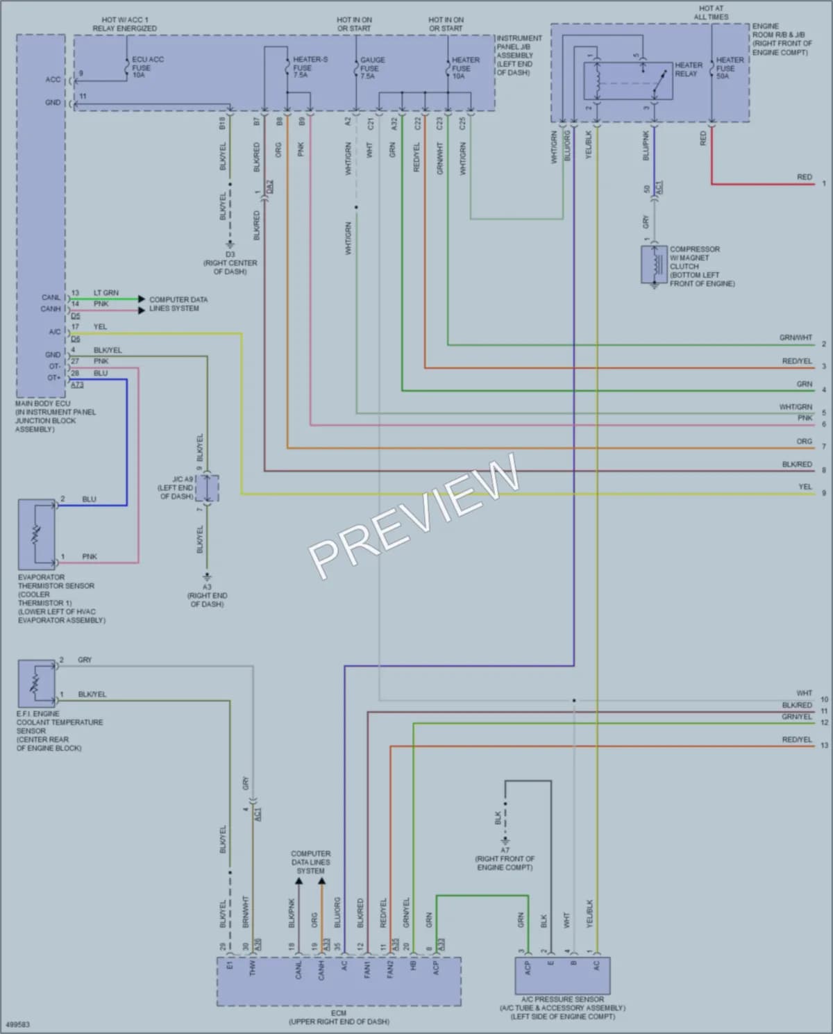 2016 Scion FRS Air Conditioning Wiring Diagrams protected preview