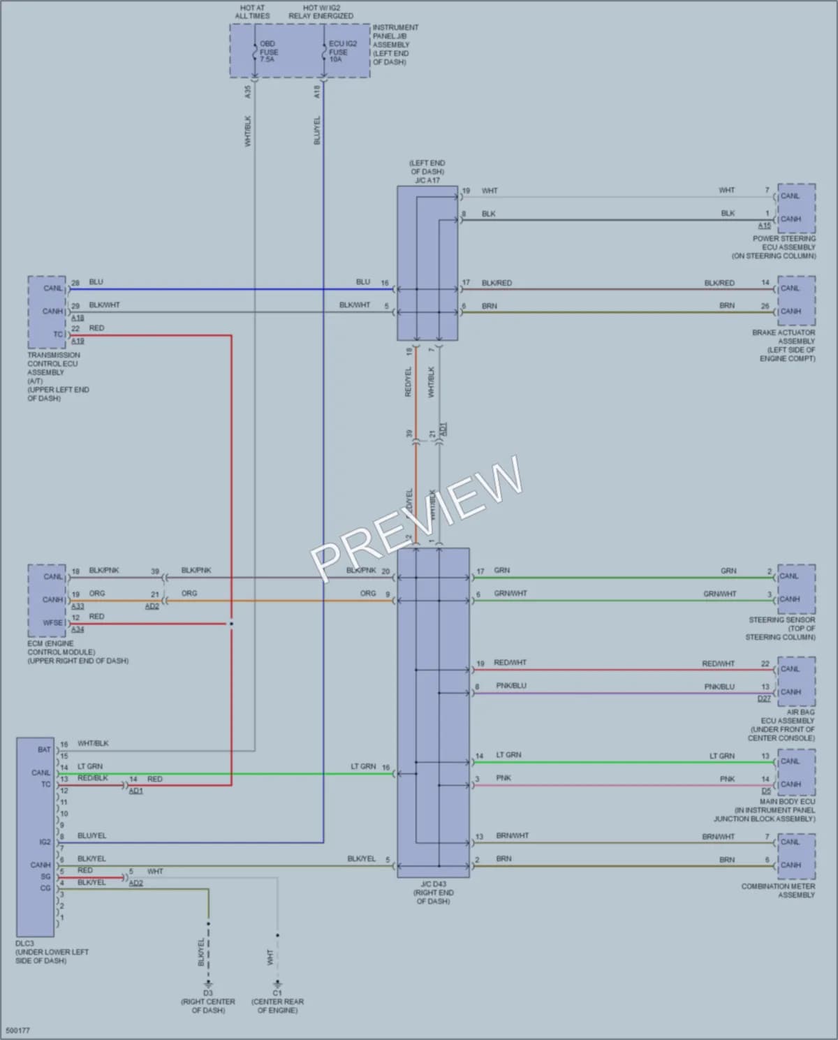 2016 Scion FRS Computer Data Lines Wiring Diagrams protected preview