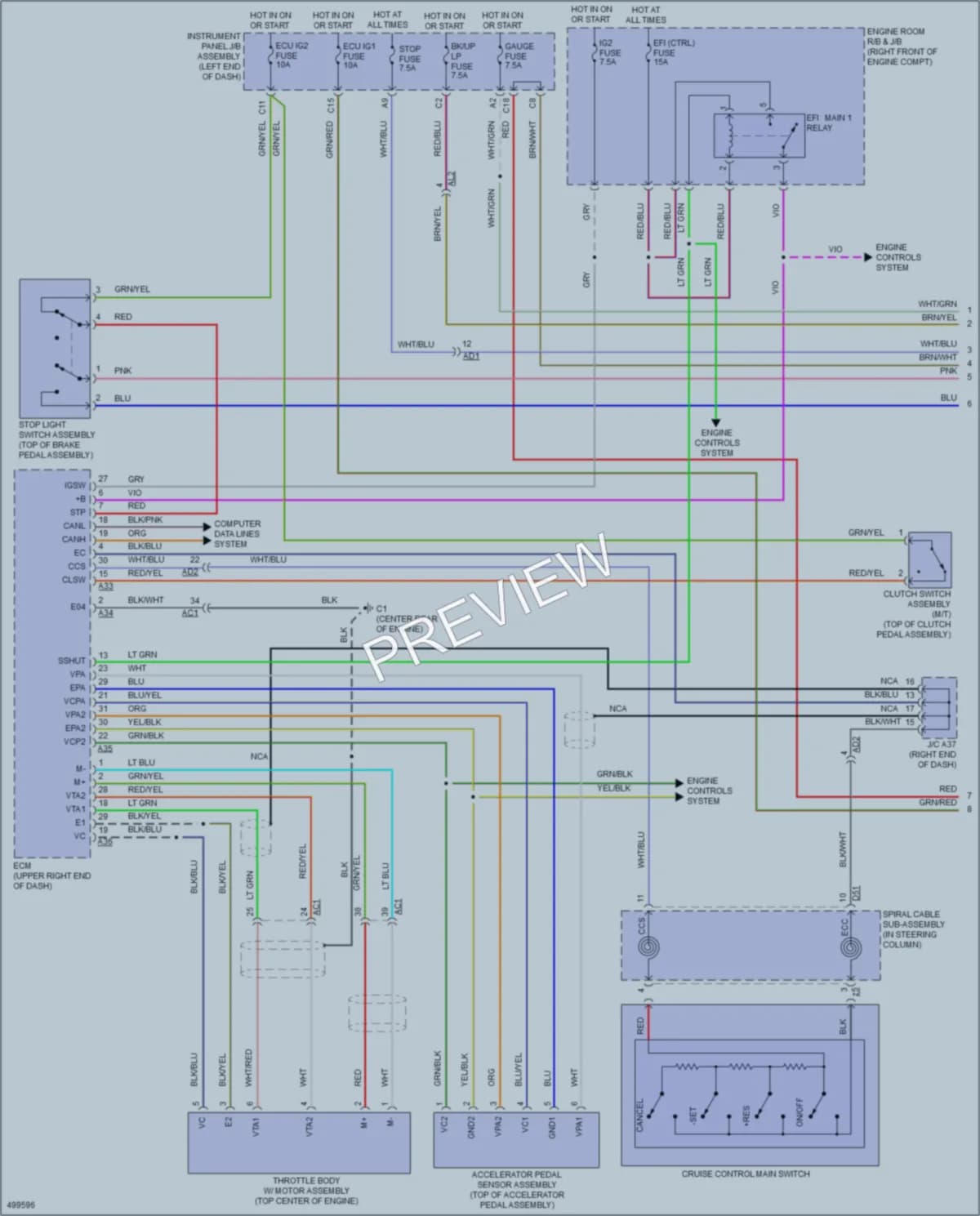 2016 Scion FRS Cruise Control Wiring Diagrams protected preview