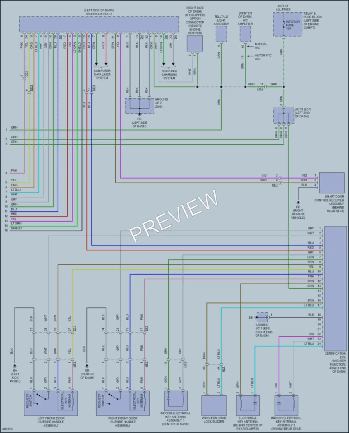 2016 Scion iA Anti Theft wiring diagram preview