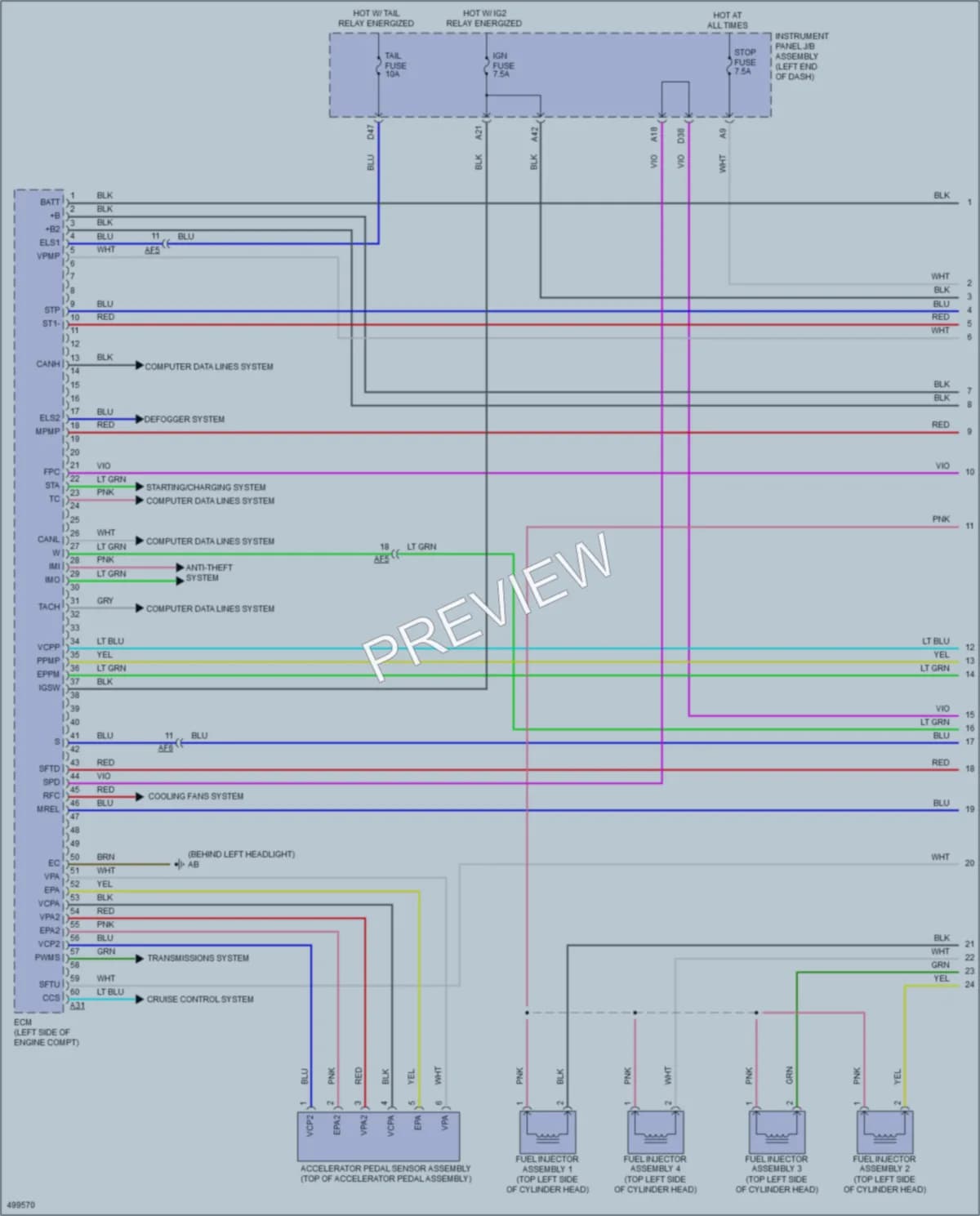 2016 Scion iM Engine Performance wiring diagram preview
