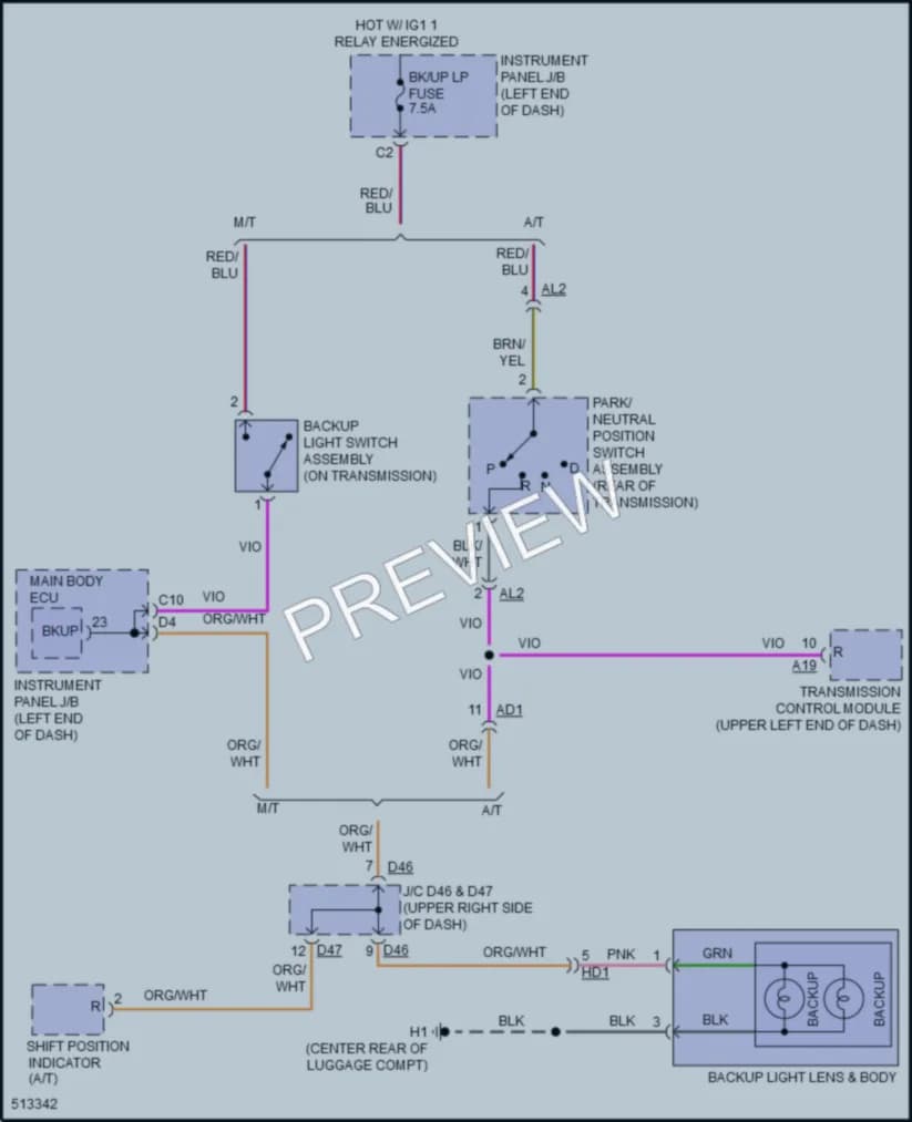 2016 Subaru BRZ Exterior Lights wiring diagram preview