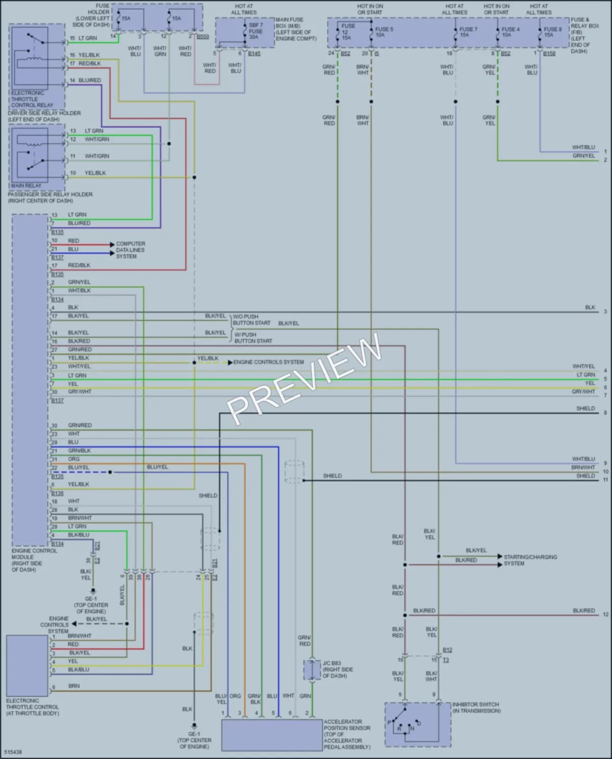 2016 Subaru Crosstrek Cruise Control wiring diagram preview