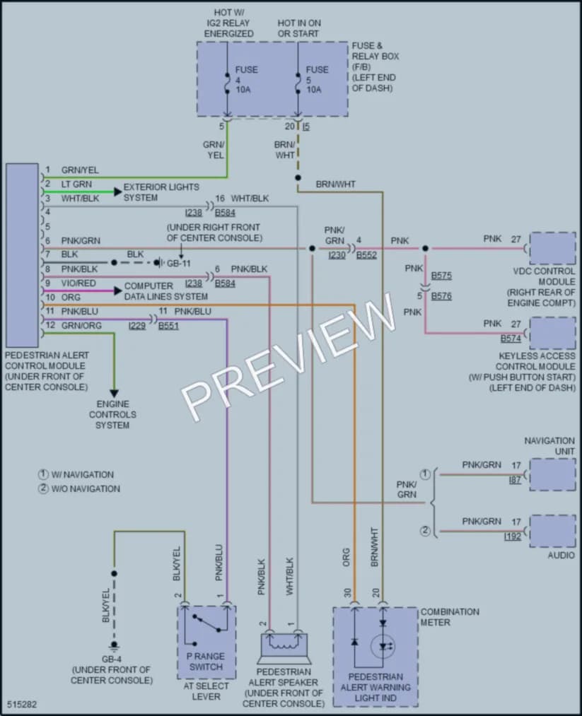 2016 Subaru CrosstrekHybrid Active Bodyworks wiring diagram preview