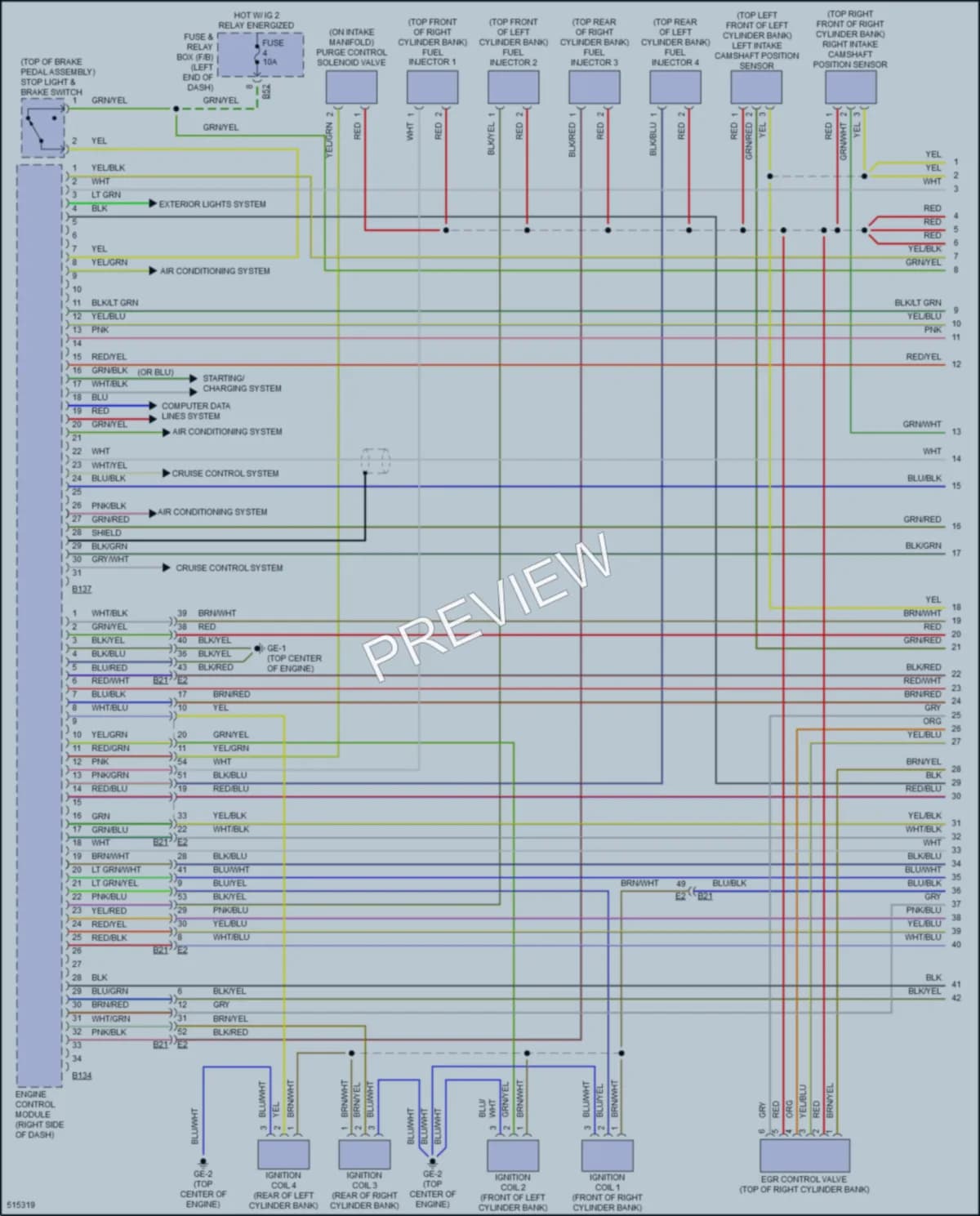 2016 Subaru CrosstrekHybrid Engine Performance wiring diagram preview