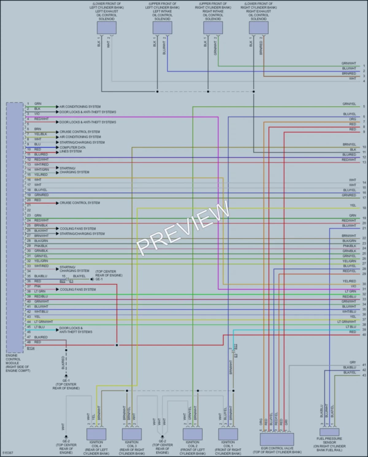 2016 Subaru Forester Engine Performance wiring diagram preview