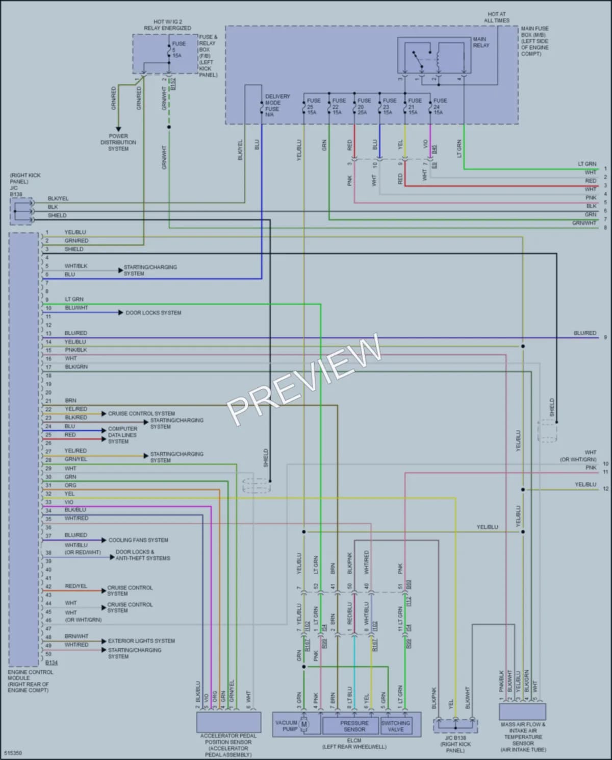 2016 Subaru Legacy Engine Performance wiring diagram preview