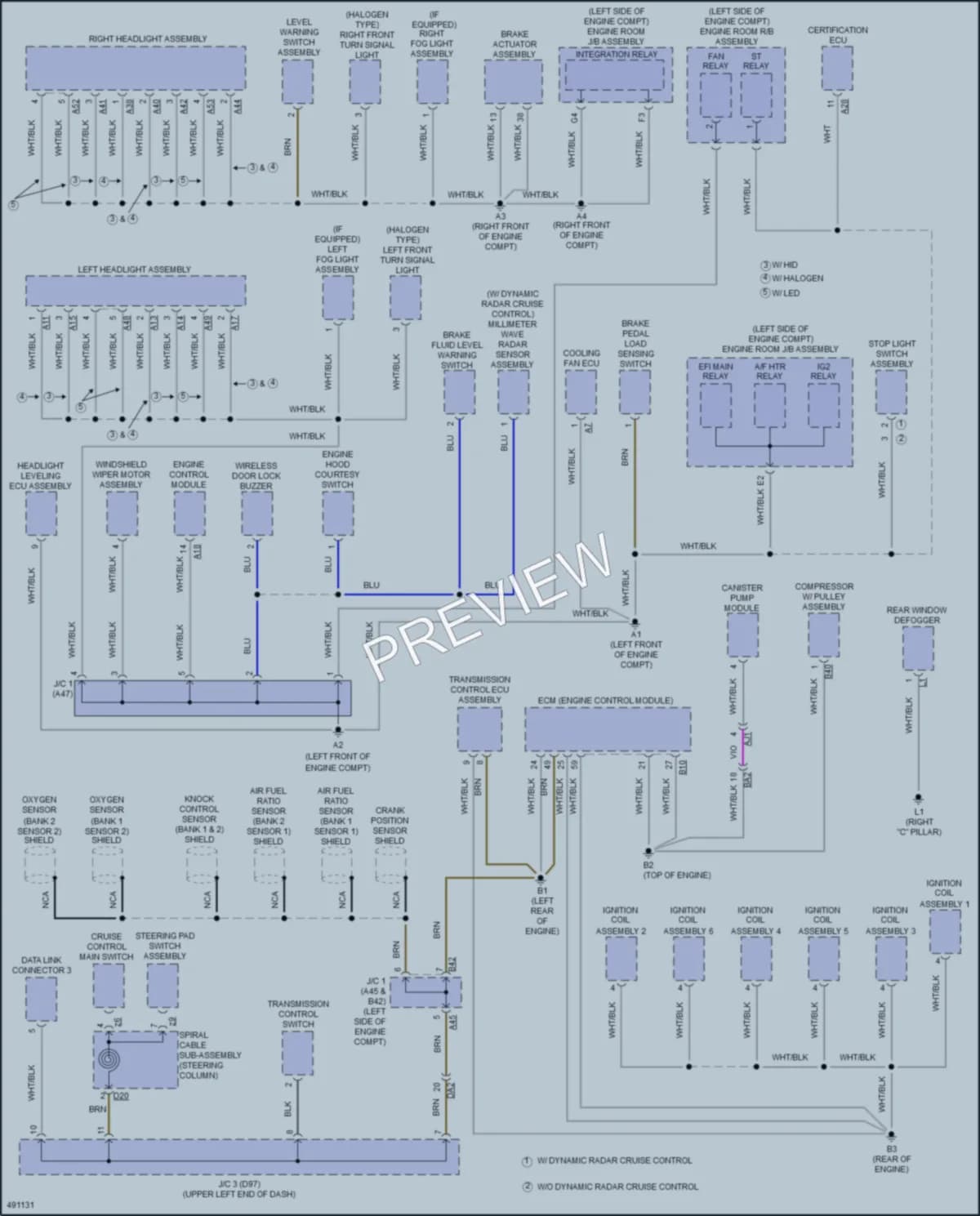 2016 Toyota Avalon Ground Distribution wiring diagram preview