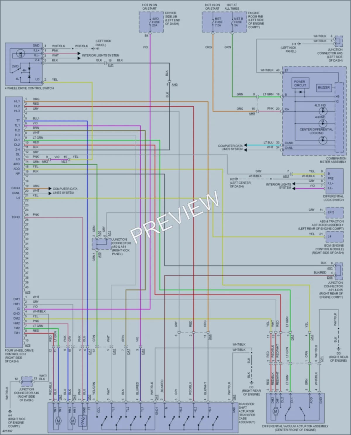 2016 Toyota Sequoia Transmission wiring diagram preview