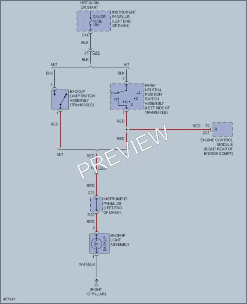 2016 Toyota Yaris Exterior Lights wiring diagram preview