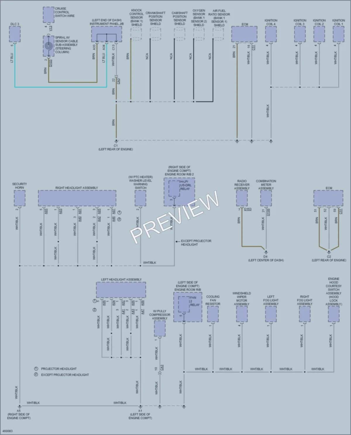 2016 Toyota Yaris Ground Distribution wiring diagram preview