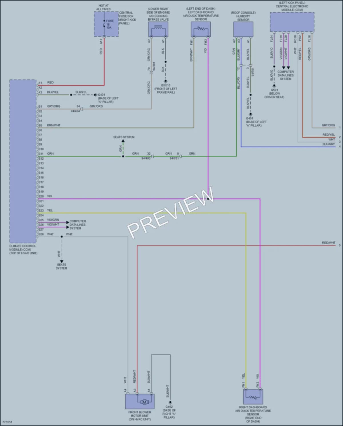 2016 Volvo XC90PlugIn Air Conditioning wiring diagram preview