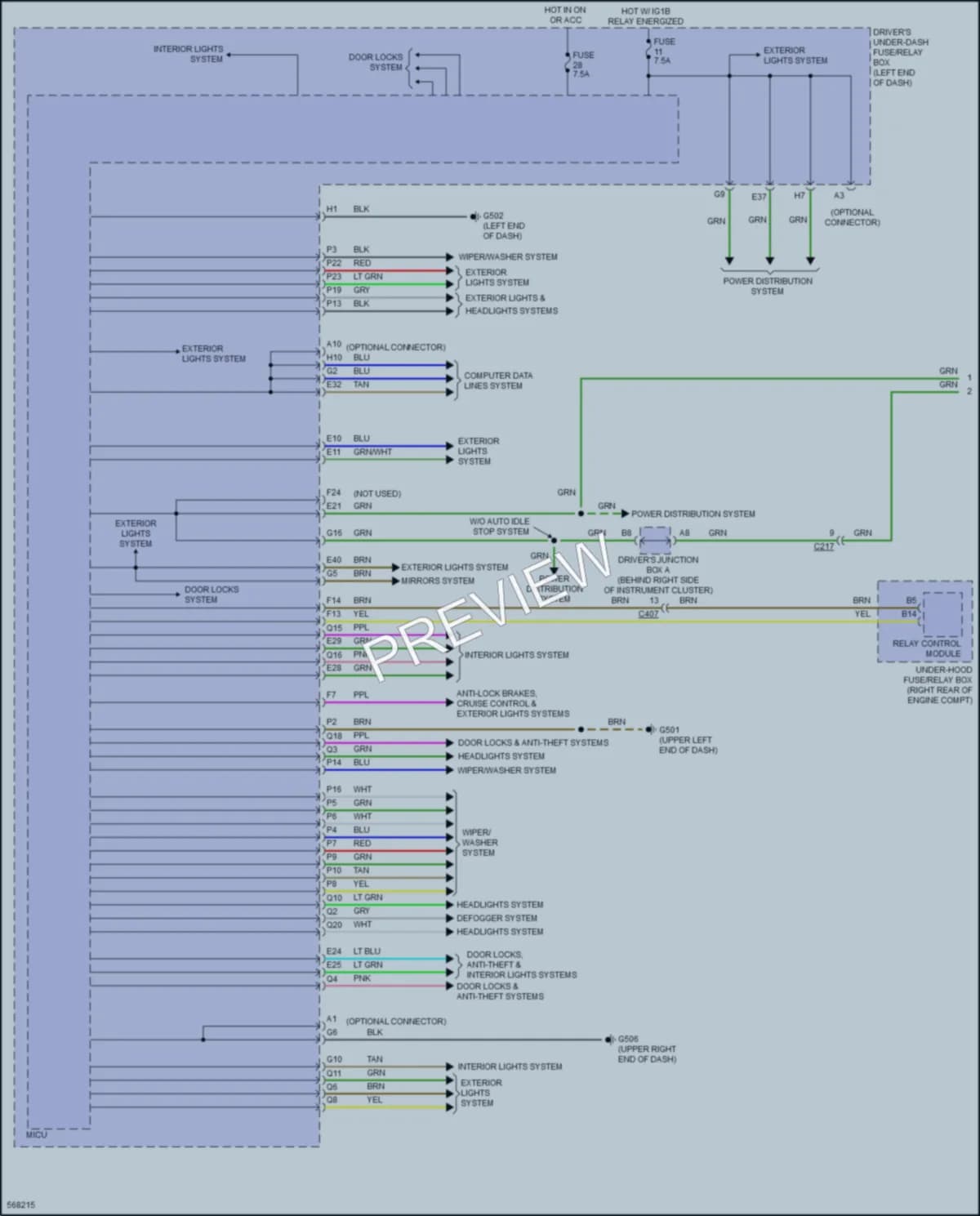 2017 Acura MDXSportHybrid Body Control Modules wiring diagram preview