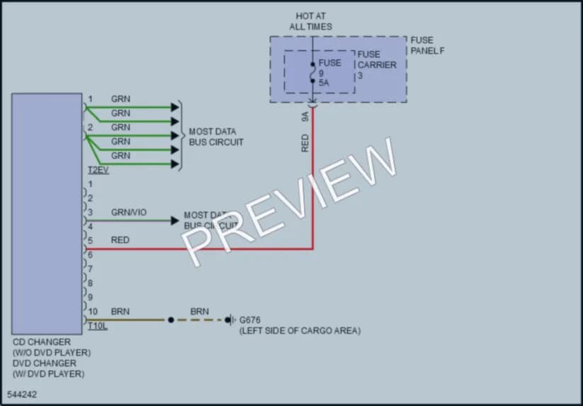 2017 Audi Q7 Radio wiring diagram preview
