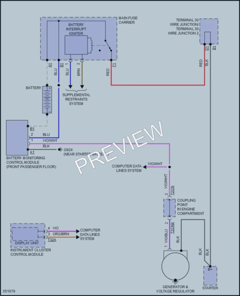 2017 Audi Q7 Starting Charging wiring diagram preview