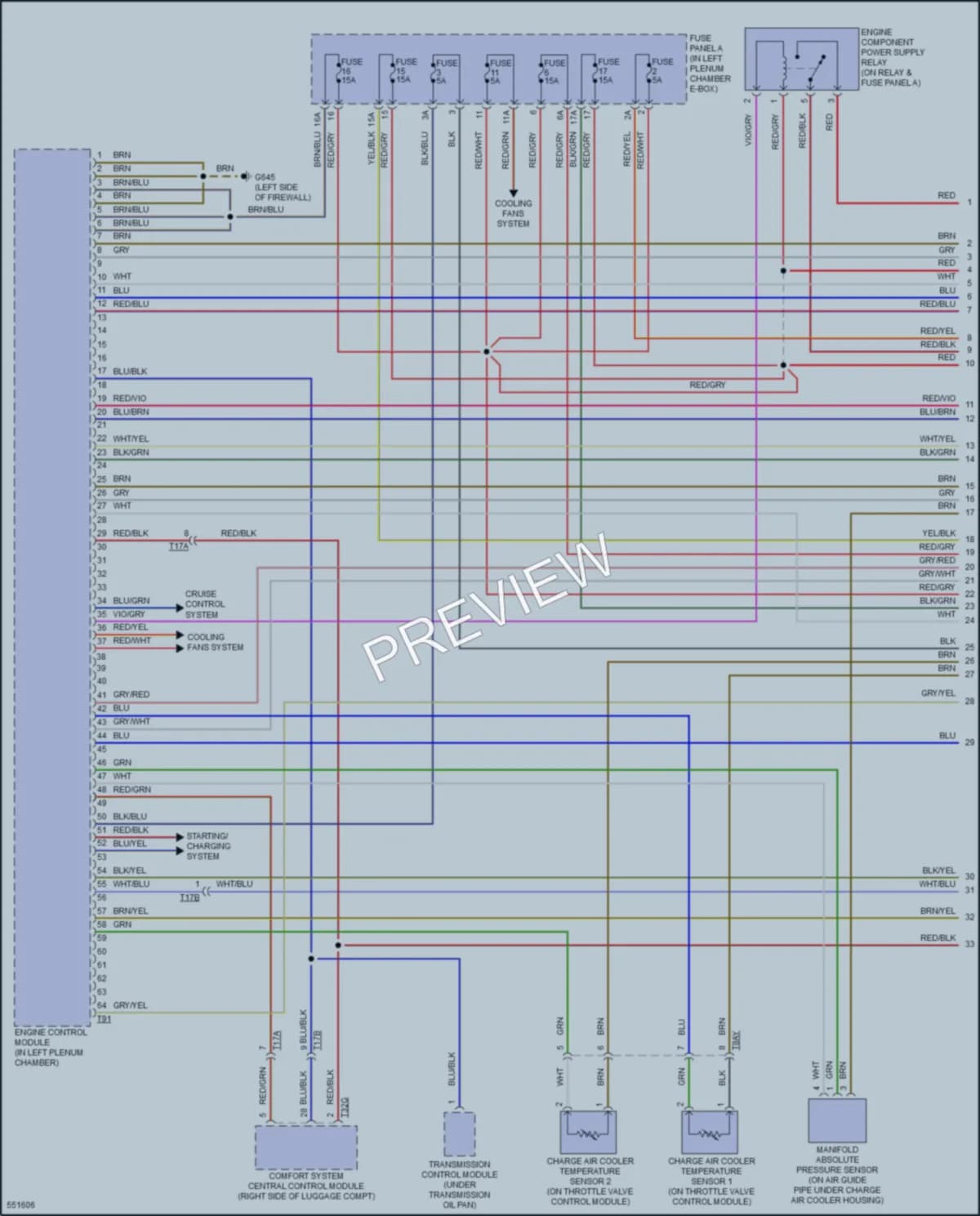 2017 Audi RS7 Engine Performance wiring diagram preview