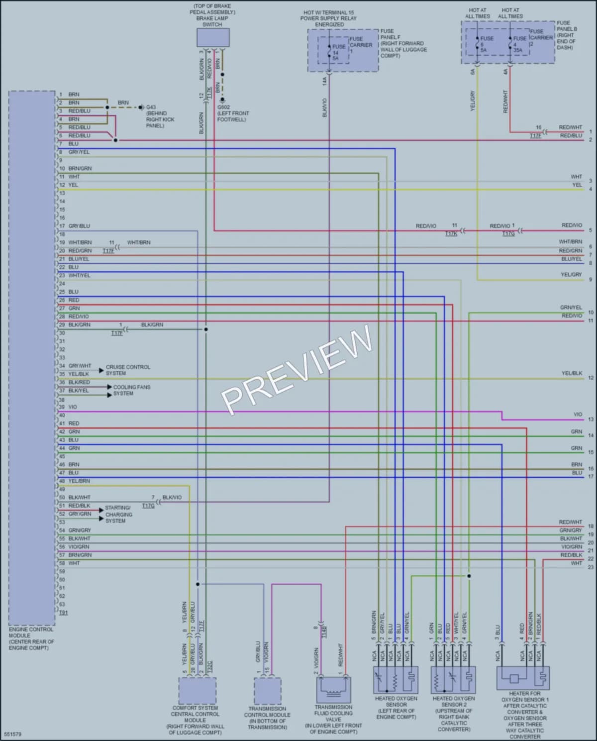 2017 Audi S8 Engine Performance wiring diagram preview