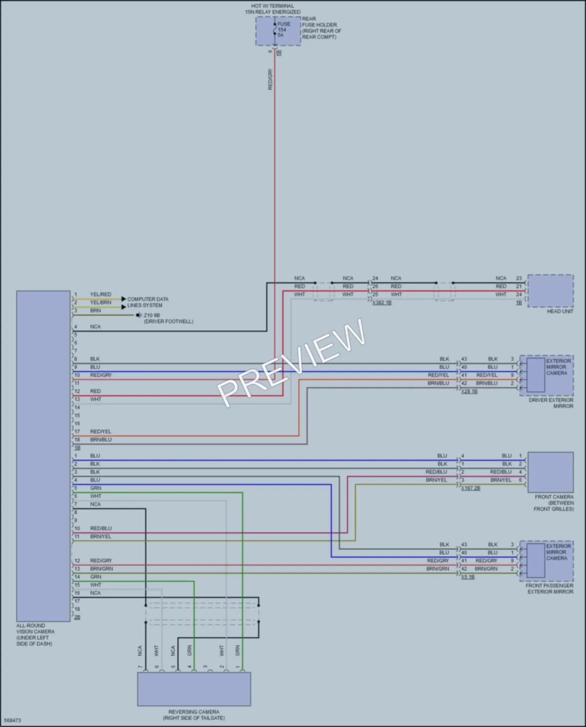 2017 BMW X5M Navigation wiring diagram preview