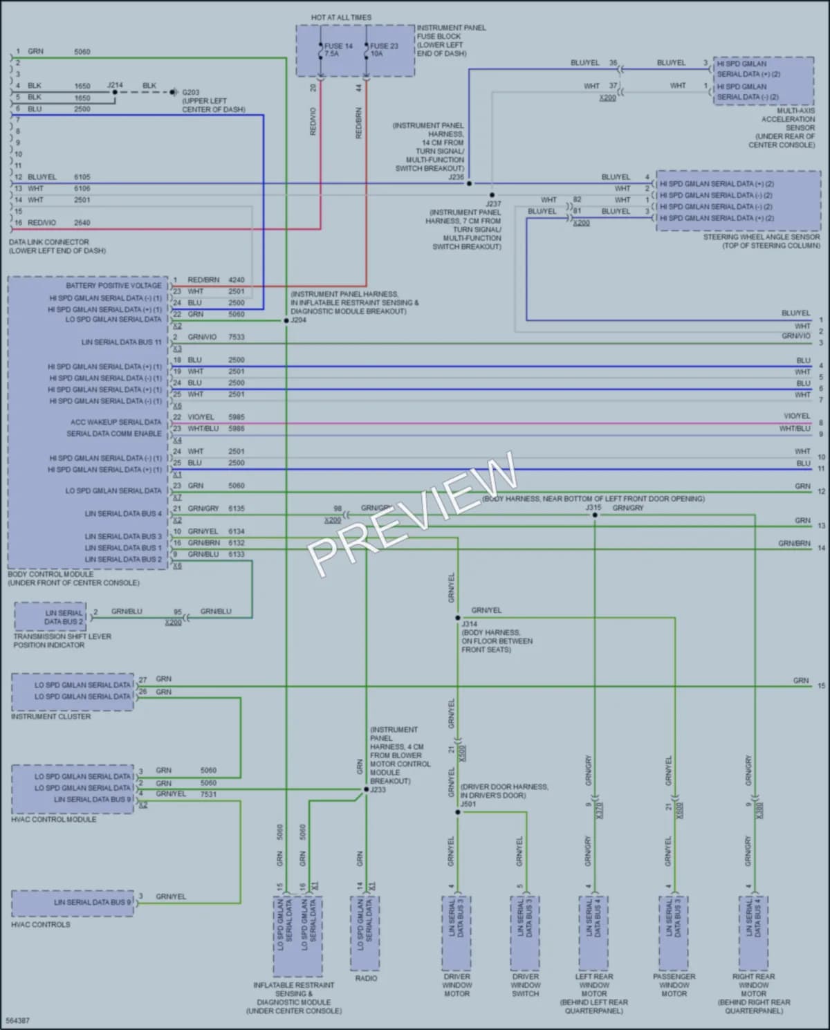 2017 Buick Cascada Computer Data Lines wiring diagram preview