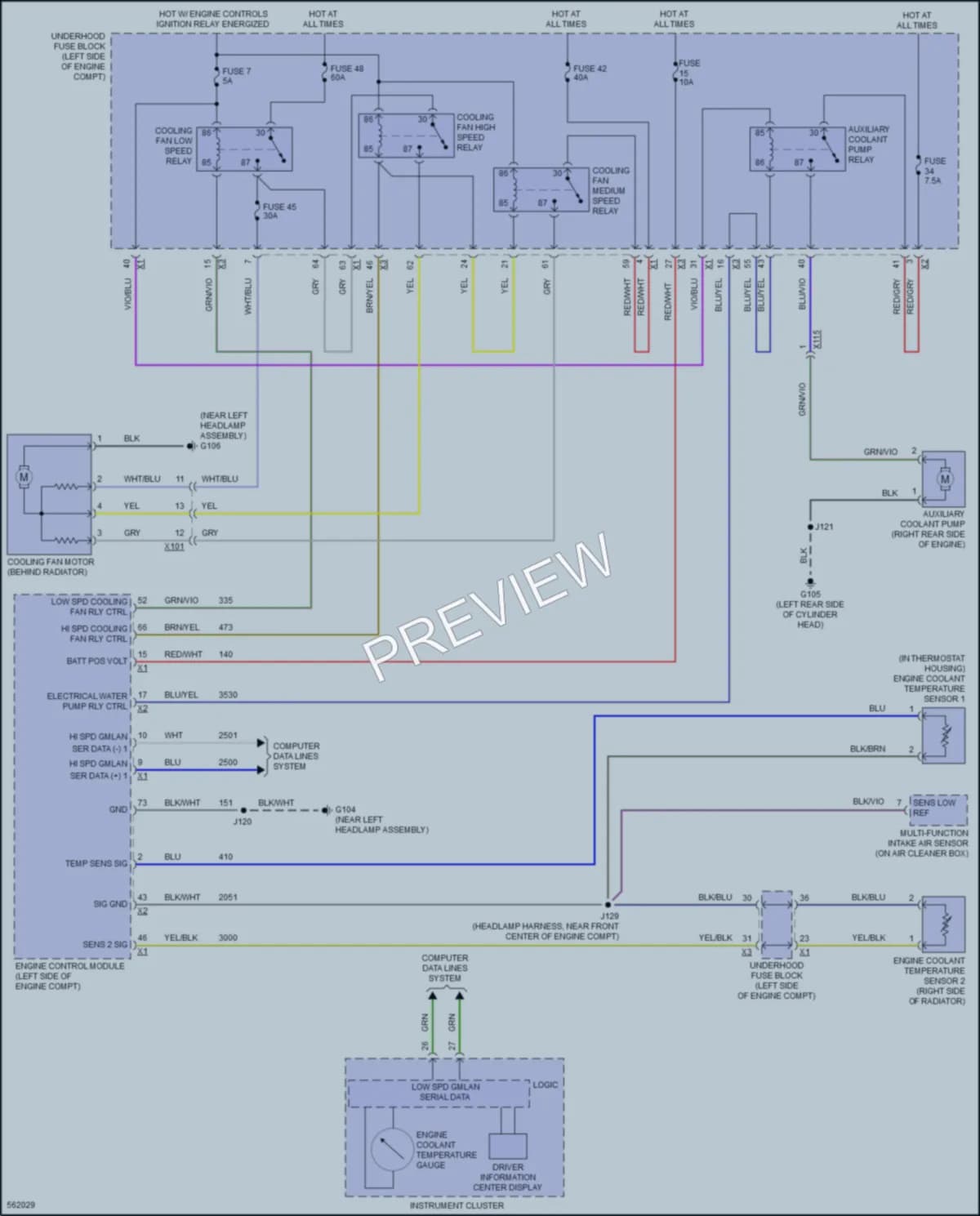 2017 Buick Cascada Cooling Fan wiring diagram preview