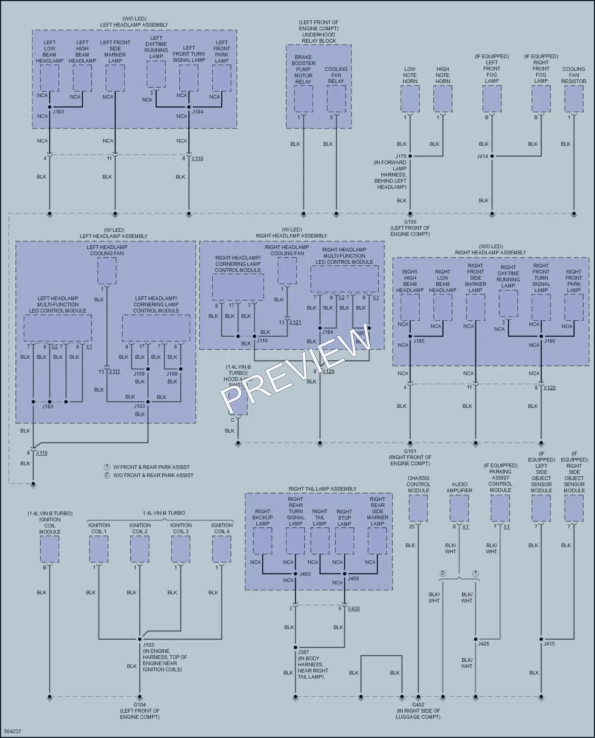 2017 Buick Encore Ground Distribution wiring diagram preview