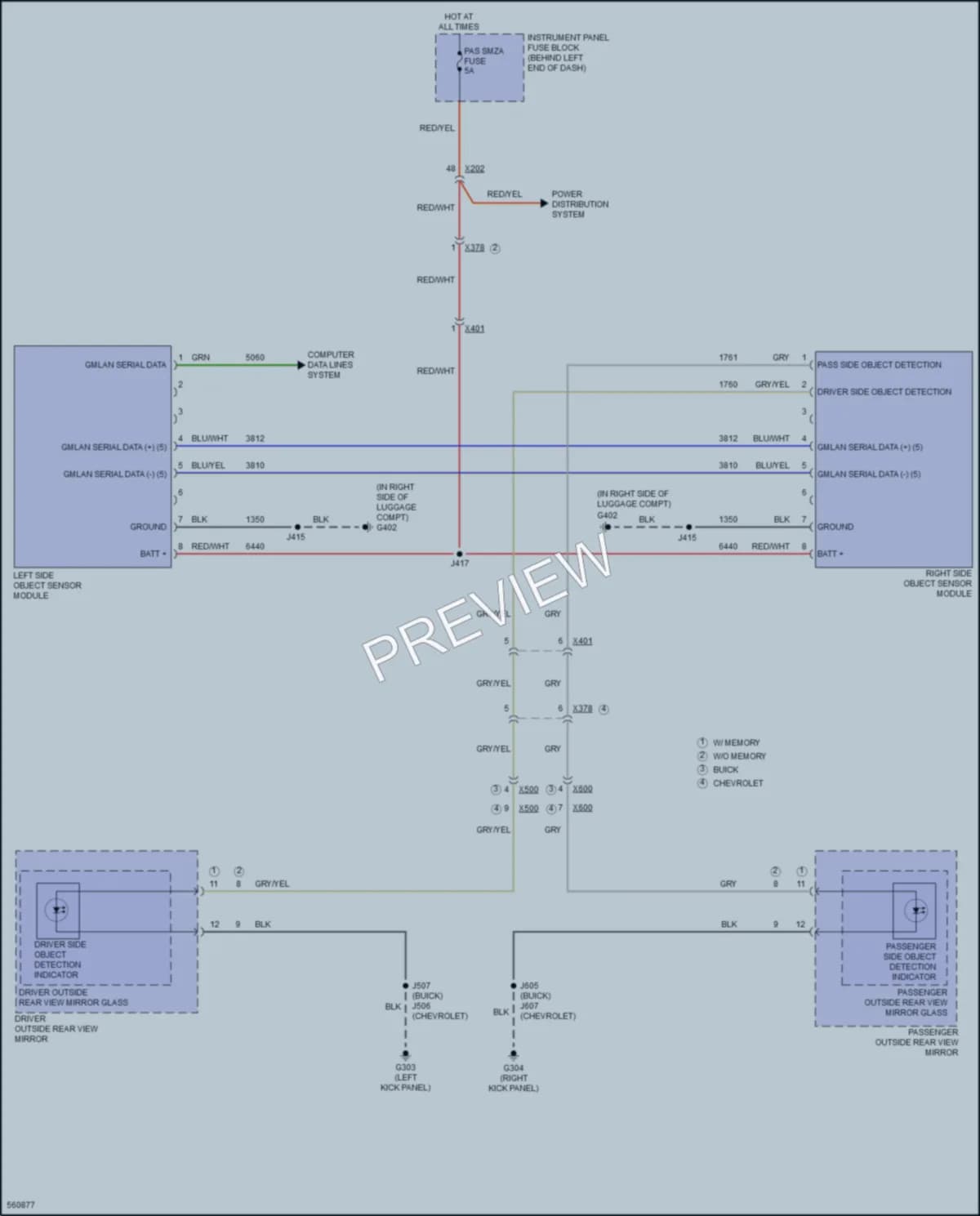 2017 Buick Encore Navigation wiring diagram preview