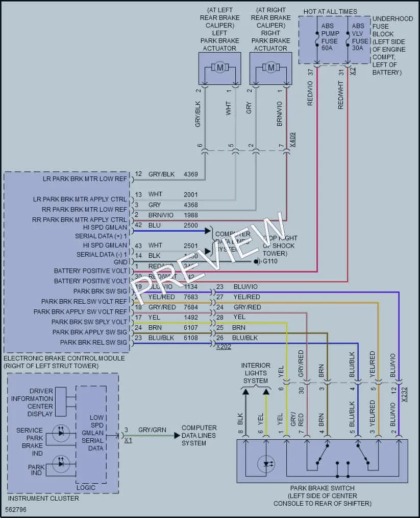 2017 Buick Envision Shift Interlock wiring diagram preview
