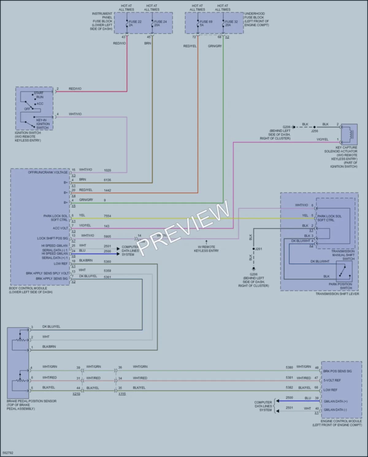 2017 Buick Regal Shift Interlock wiring diagram preview